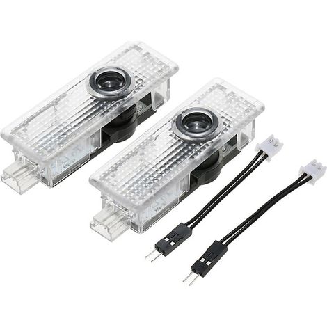 BEBUSINGOTO Set mit 2 kabellosen LED-Türleuchten – Logoprojektor – Ghost Lights, kompatibel mit den Serien 3/5/6/7/X1/X2/X3/X4/X5/X6/X7/Z/M/GT (1/5)