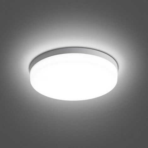 Plafonnier LED Rond 6500K,24W/2000LM/IP20 étanche Ultra Mince Plafonnier Salle de Bain,Modernes Simples Plafonnier LED Sans Fil pour Chambre Salon Couloir Cuisine Bureau (1/4)