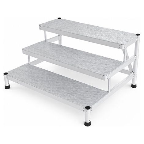 Montagetritt aus Aluminium - 3 Stufen - Breite 1.50m - MP3-150 (1/5)