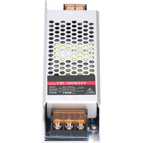 Alimentation à découpage LED 100 W pour éclairage intérieur (bande longue), série FBI, AC90-264VDC24V (1/5)