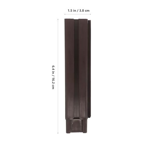 6 Pièces Pied Jardinière en Plastique, Support Jardin en Plastique, pour Jardinière Surélevée et Bac à Légumes, Café (1/5)