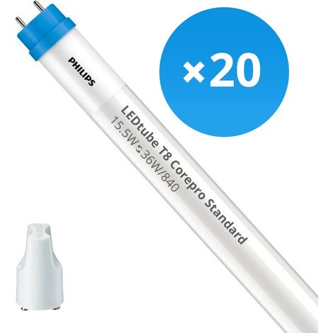 Lot 20x Philips Tube LED T8 CorePro (EM/Direct 230V) Standard