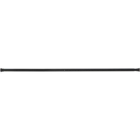 Barre télescopique - Noir - Taille L - L 216 x P 4,9 x H 4,9 cm - Livraison gratuite (1/4)