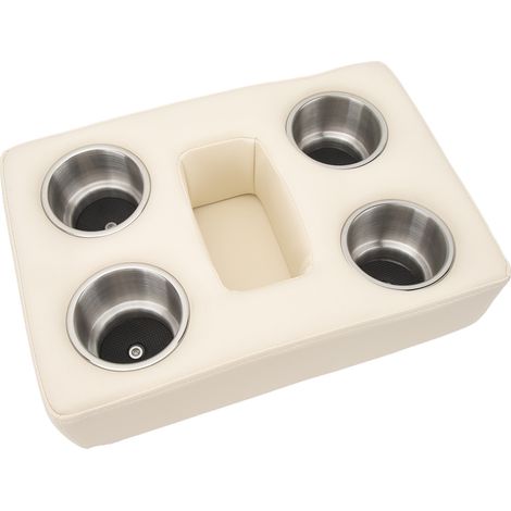 Porte-gobelets pour ponton, 4 bouteilles, en acier inoxydable, pour camping-car, yacht, bateau de pêche, voiture. (1/5)