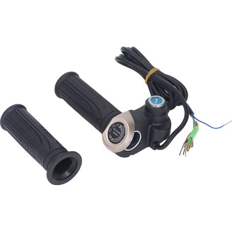 36V-72V Lenkergasgriff mit LCD-Bildschirm und Fernbedienung, inklusive Abdeckung, für Offroad-Motorräder, Quads, motorisierte Fahrräder und elektrische Mountainbikes. (1/5)