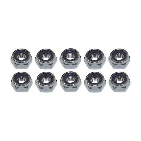 TOOLCRAFT 221969 Écrou auto-freiné M2.5 DIN 985 acier galvanisé 10 pc(s) A59080 (1/3)
