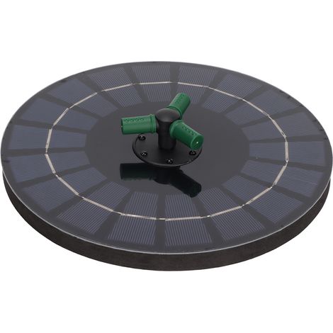 Fontaine solaire LED RGB, pompe flottante pour bassin et fontaine paysagère, idéale pour la décoration de jardin. (1/5)