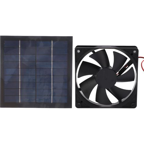 Solar Powered Fan Waterproof IP65 20% Conversion Rate Mini Exhaust Fan Environmentally Friendly 20W