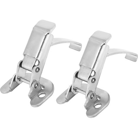 Ensemble De Verrous À Bascule - Acier Inoxydable 201 - Pour Armoires Et Équipements Industriels - Lot De 2 Pièces (1/5)