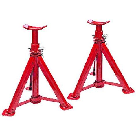 CAVALLETTI PIEGHEVOLI altezza regolabile da cm.25/35 -conf. 2 pezzi FER 66709