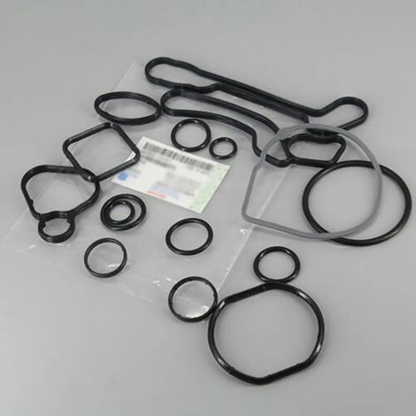 Kit de joints de refroidisseur d'huile compatible avec Chevrolet - Réf. 93186324 / 55354071 (1/2)