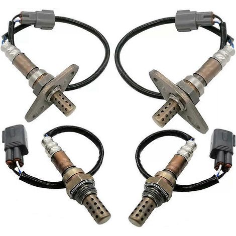 4 Stück Sauerstoffsensoren für Lexus LX470 und Toyota Land Cruiser Basismodell 4,7 l (1998–2002), stromaufwärts und stromabwärts, Teilenummern: 234-4154 und 234-4169 (1/5)