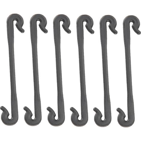 100 pinces à greffer pour vigne, plantes potagères et grimpantes, noires (1/5)