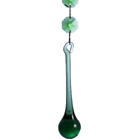 10 Pendentifs en cristal, forme goutte de pluie, perles octogonales, prismes pour lustres, décoration mariage (1/5)