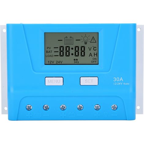 Régulateur de charge solaire PWM 12/24V 30A TY-2430 Contrôleur panneau solaire pour équipements industriels (1/5)
