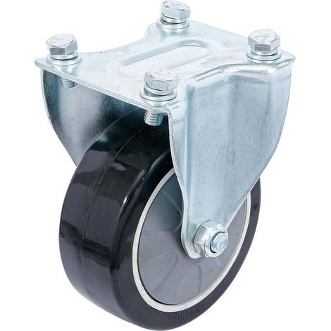 Roue Fixe pour Servante d Atelier - 25,4 x 10,8 x 26,4 cm - Résistante et Pratique, Acier - D-Work