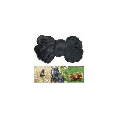 15m X 15m Filet Anti Oiseaux Noir, Filet Oiseaux Robuste, Filet Voliere Poulailler, Filet de Protection pour Oiseaux, Filet de Protection Les Potager et Fruits (1/5)