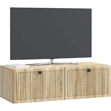 Maison Exclusive - Wandmontierter TV-Schrank Sonoma-Eiche 98 x 41