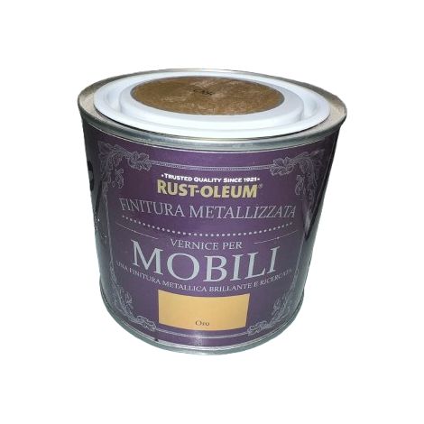 RUST-OLEUM - VERNICE CHALKY METALLIZZATACOLORE ORO 0,5L (1/2)