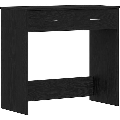 Maison Exclusive - Schreibtisch Schwarz Eichen-Optik 80 x 40 x 75