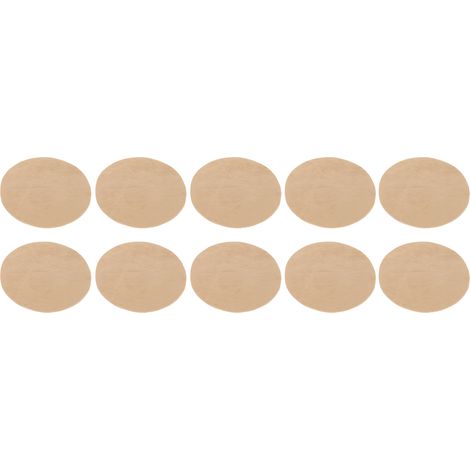 Le support auto-adhésif permet de repasser les coudières ovales pour pulls, sweats, vestes, chemises et écussons en tissu kaki. (1/5)