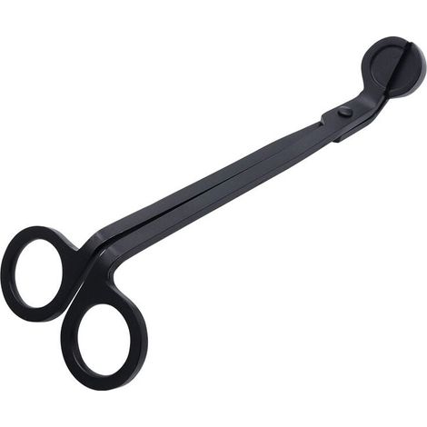 Bougie,Coupe-mèche pour bougie - Coupe-mèche - Ciseaux de mèche - Pour les amateurs de bougies parfumées - Mèche en acier inoxydable - Accessoire pour bougie - Coupe-ciseaux - noir (1/4)