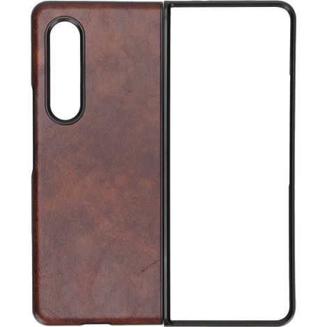 La custodia pieghevole in vera pelle per Galaxy Z Fold 3 è realizzata in materiale morbido, offre una protezione completa e rispetta i principi di tutela ambientale.