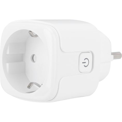 Presa intelligente, mini presa intelligente WiFi, interruttore di sincronizzazione, controllo vocale compatibile con Alexa e Google Home, rete elettrica UE 100-240V.