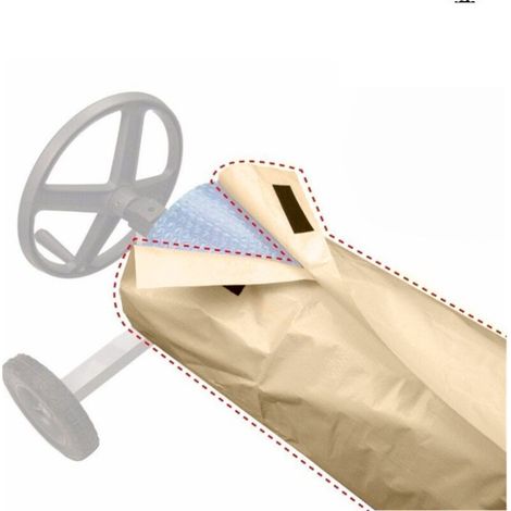 Couverture de piscine imperméable en tissu, protection pour piscines intérieures et extérieures, 49 096 cm, Tournesol