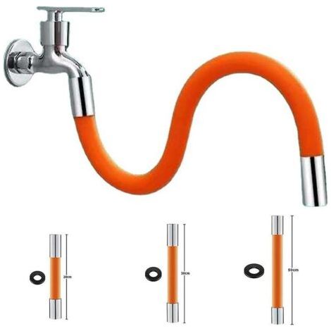 Universal-Küchenhahn-Verlängerung, schäumend, 360°-Drehung, langer flexibler Schlauch, Wasserhahn-Verlängerung – 50 cm (1/5)