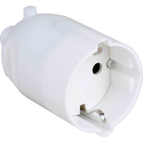 Prolongateur allemand 16A blanc EUR'OHM 61033