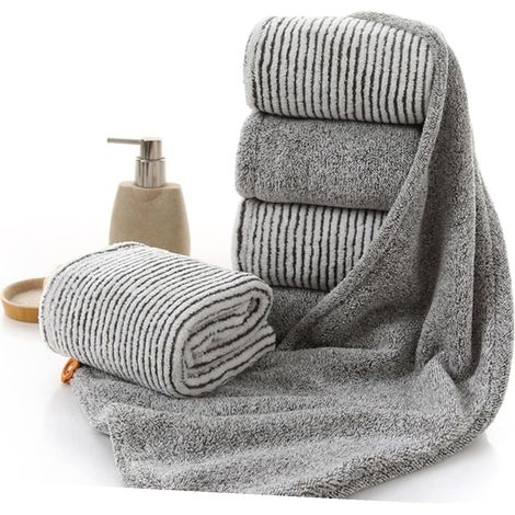 Women s Bamboo Charcoal Fiber Hair Towel Quick Drying and