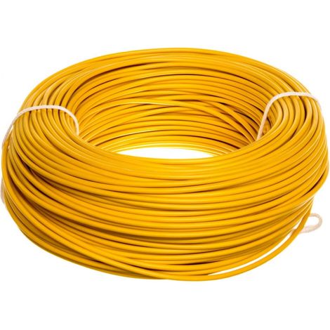 Cavo di installazione H07V-K (LgY) 2,5 giallo /100m/