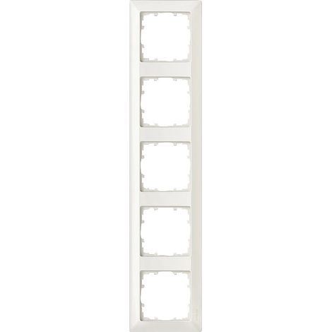 Siemens DELTA line titanio bianco Cornice quintupla, 5TG25550