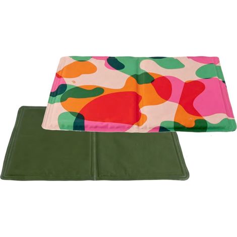 brividino Camouflage Small 30 x 40 cm: Cuscino in PVC rinfrescante modello Brividino fantasia Camouflage double face per cani e gatti