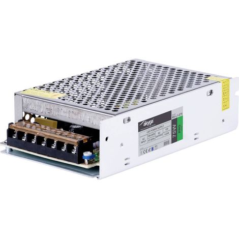 Alimentatore modulare LED Akyga AK-L1-075 da 75 W, 12 V, 6,25 A con commutazione interna per strisce LED. (1/3)