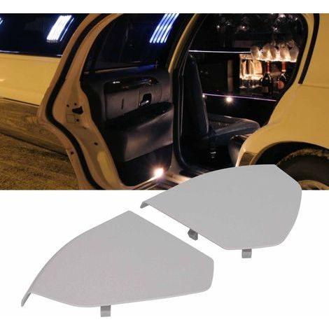 Paire de couvre-haut de portière avant gauche droite 2117270148 pour Mercedes Benz W211 2003-2006 Gris (1/5)
