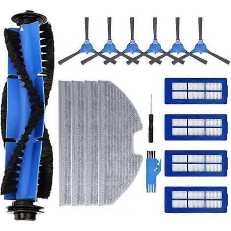 Lot de 6 balais à franges en microfibre lavables pour aspirateur robot iRobot Roomba Max 705 Combo/Max 706 Combo (1/5)