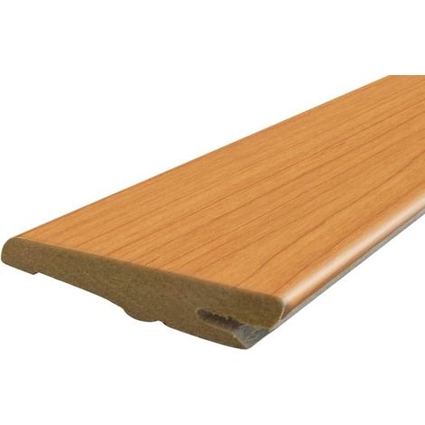 10 pezzi Battiscopa Mdf Rivestito Faggio mm 15 x 75 x mm 2400