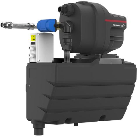 Grundfos Hauswasserwerk SCALA1 System 3-45 1x230V 50Hz SCHUKO 0.9 kW 25 m 3.59 m³/h, 92947788 (1/2)