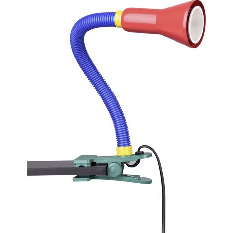 Schlauch-Klemmlampe, E14, Höhe 45cm, flexibel, multicolor