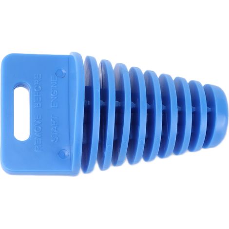 Bouchon d'échappement moto en caoutchouc bleu, obturateur de silencieux étanche, embout de lavage anti-eau pour pot d'échappement, protection motocyclette, 1 pièce (1/5)
