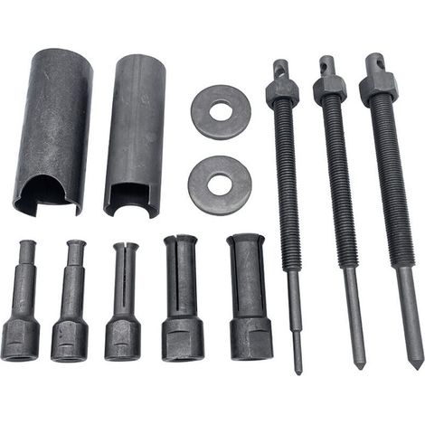Kit extracteur roulement moto 8 pièces noir outil spécial boîtier retrait roulement interne outillage moto outil moto unique durable (1/5)