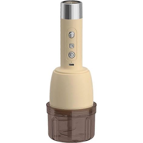 Hachoir à ail électrique, hachoir à viande rechargeable, mixeur, hachoir à viande portable avec fonction de mise sous vide - JBMEDIA (1/4)
