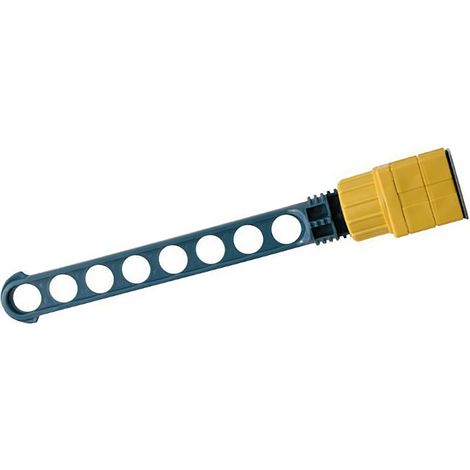 Tragbarer Wäscheständer mit Clips aus ABS/Metall – Blau, 8 Haken für Fenster, Reisen und Zuhause (1/5)