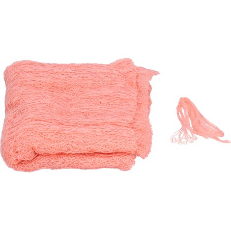 1 pièce bandeau et lange extensible pour nouveau-né, couverture photographique en laine tricotée à motif fleuri, pour bébés de 0 à 3 mois (1/5)