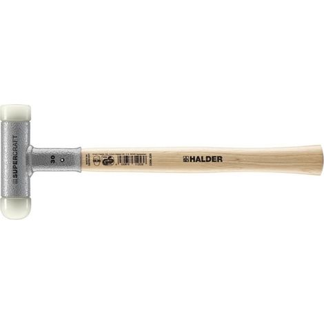 Maillet SUPERCRAFT, Avec manche en hickory verni, amortissant les vibrations et ergonomique et embout arrondi - D=30 mm - 3366.230