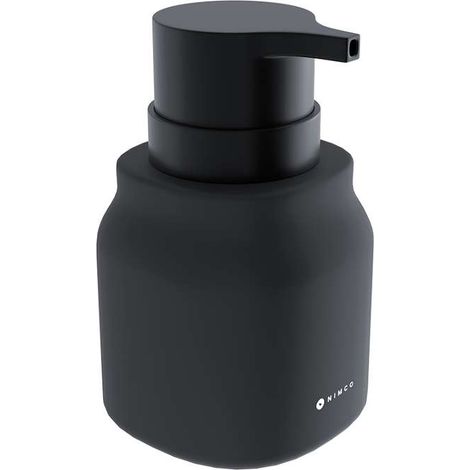 Nimco Eni - Dispensador de jabón líquido, negro mate ENC 31-90-90 (1/3)