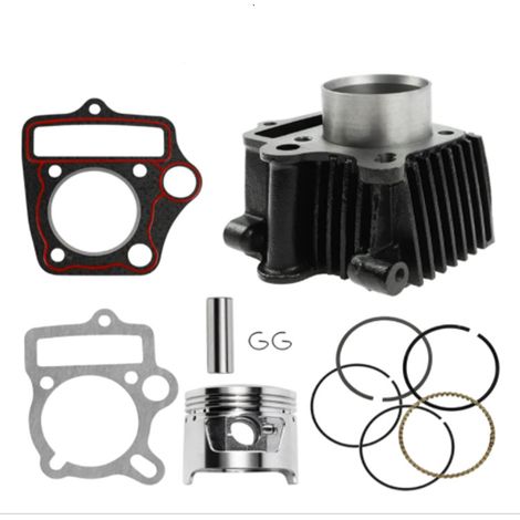 Kit Cylindre et Piston 47mm - Compatible avec Honda ATC70 CRF70 C70 TRX70 XR70 SL70 - Pièce de Rechange Complète pour Moteur