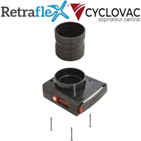 Poignée de verrouillage étanche avec joint en caoutchouc pour prise Retraflex – nouvelle génération, Cyclovac ITRET223